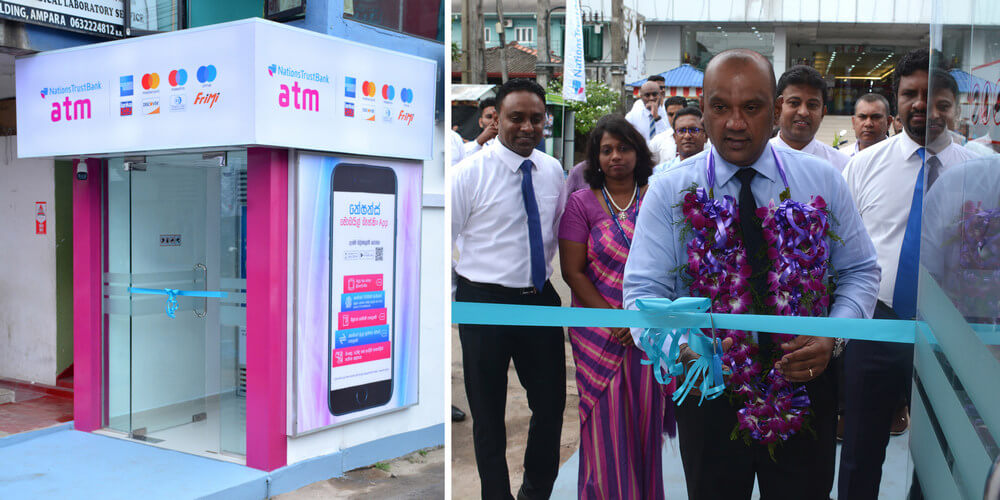 cash deposit and withdrawals machine footprint thumb