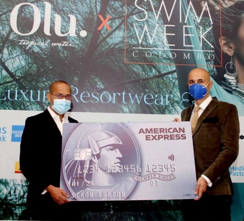 Photo Caption: (L-R) Sanjaya Senarath - Chief Marketing Officer of Nations Trust Bank and  Ajai Vir Singh - Founder and Managing Director, Colombo Fashion Week.