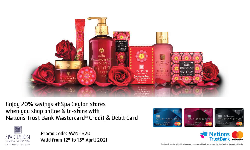 spa ceylon offer apr 2021